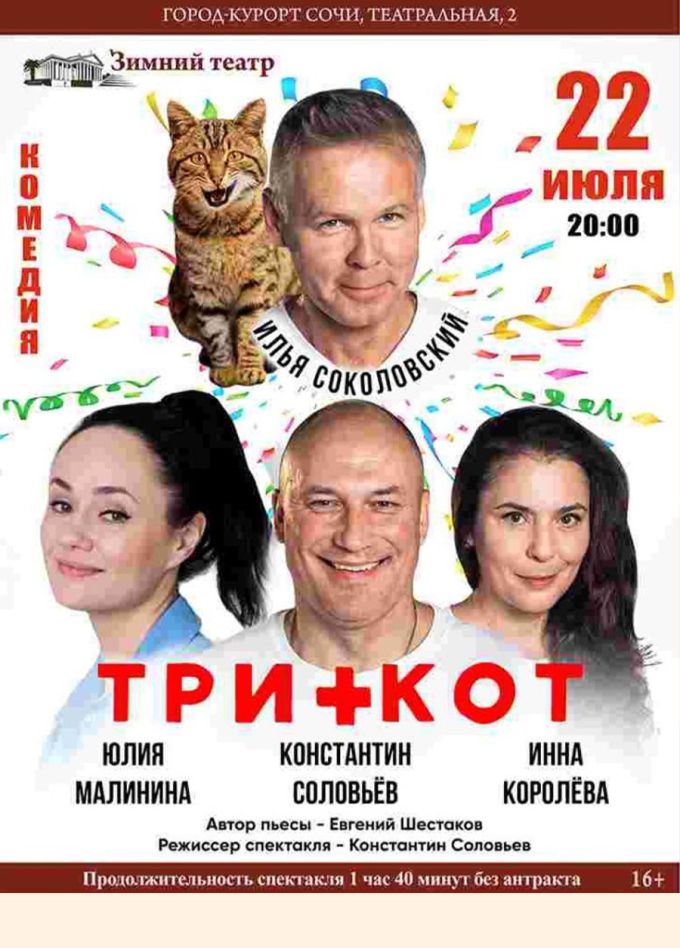 Спектакль «Три плюс кот»