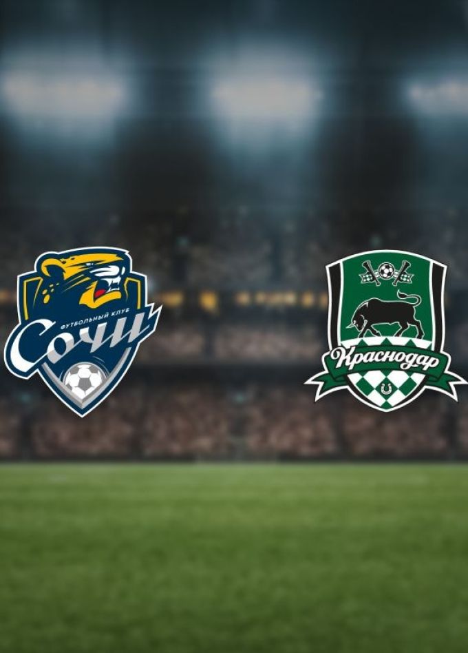 Футбол. ФК «Сочи» — ФК «Краснодар»