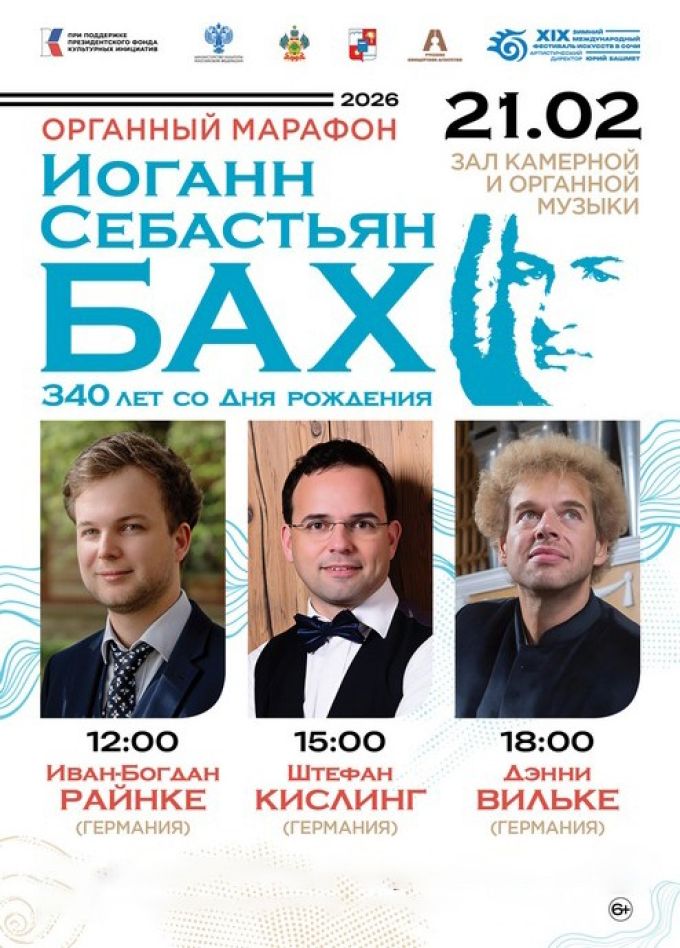 Зимний фестиваль искусств. Дэнни Вильке. Органный марафон