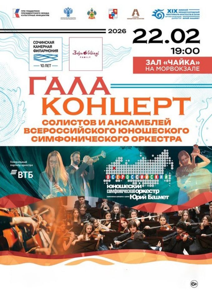 Зимний фестиваль искусств. Гала–концерт солистов и ансамблей ВЮСО