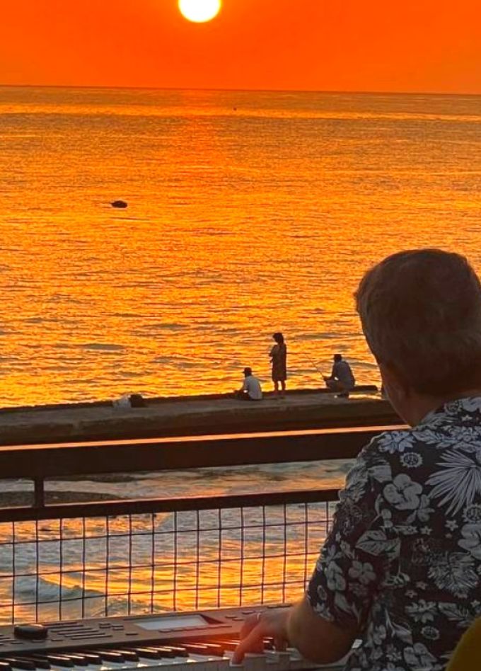 Фортепиано на закате. Музыка Пэта Метени и Баха